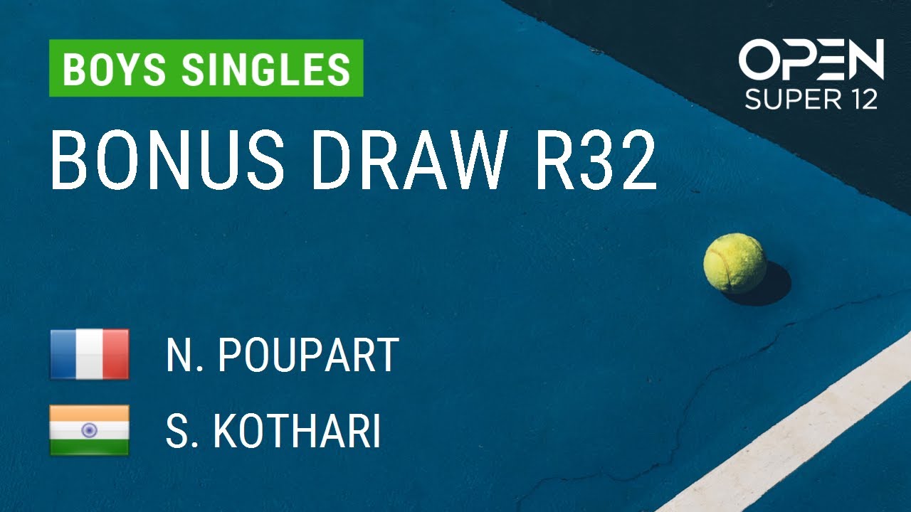POUPART Neo VS KOTHARI Sahaj - Open Super 12 2026