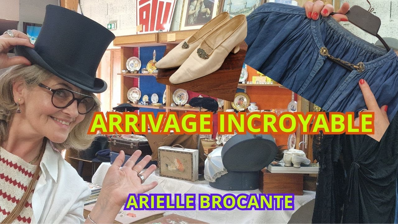 Découverte du dernier arrivage à la brocante ! Thrifting in France #video #vintage #frenchantiques