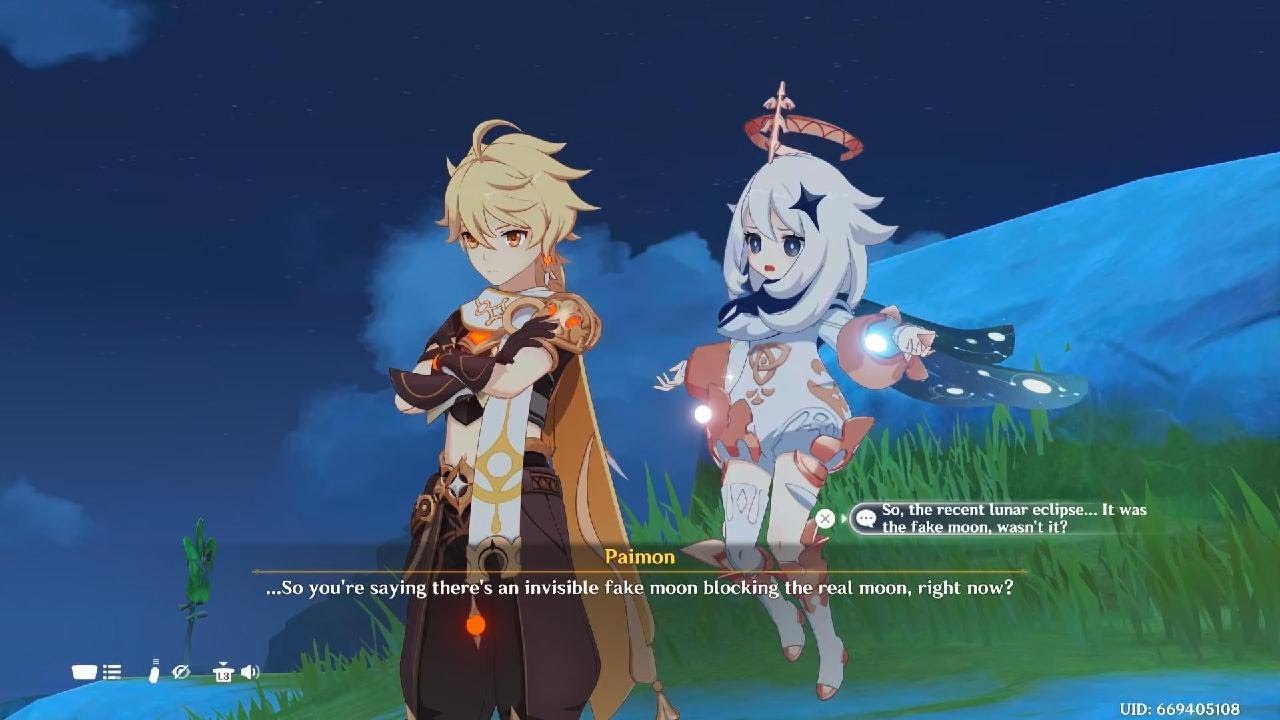 Genshin Impact zhongli Explains zibai Backstory And her connection to the ruler of time.