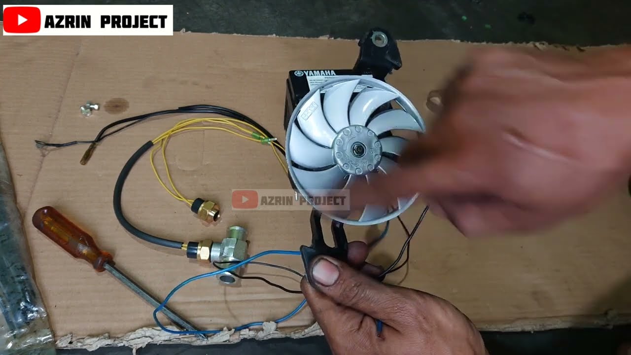 Ninja R RR Pasang Kipas Radiator