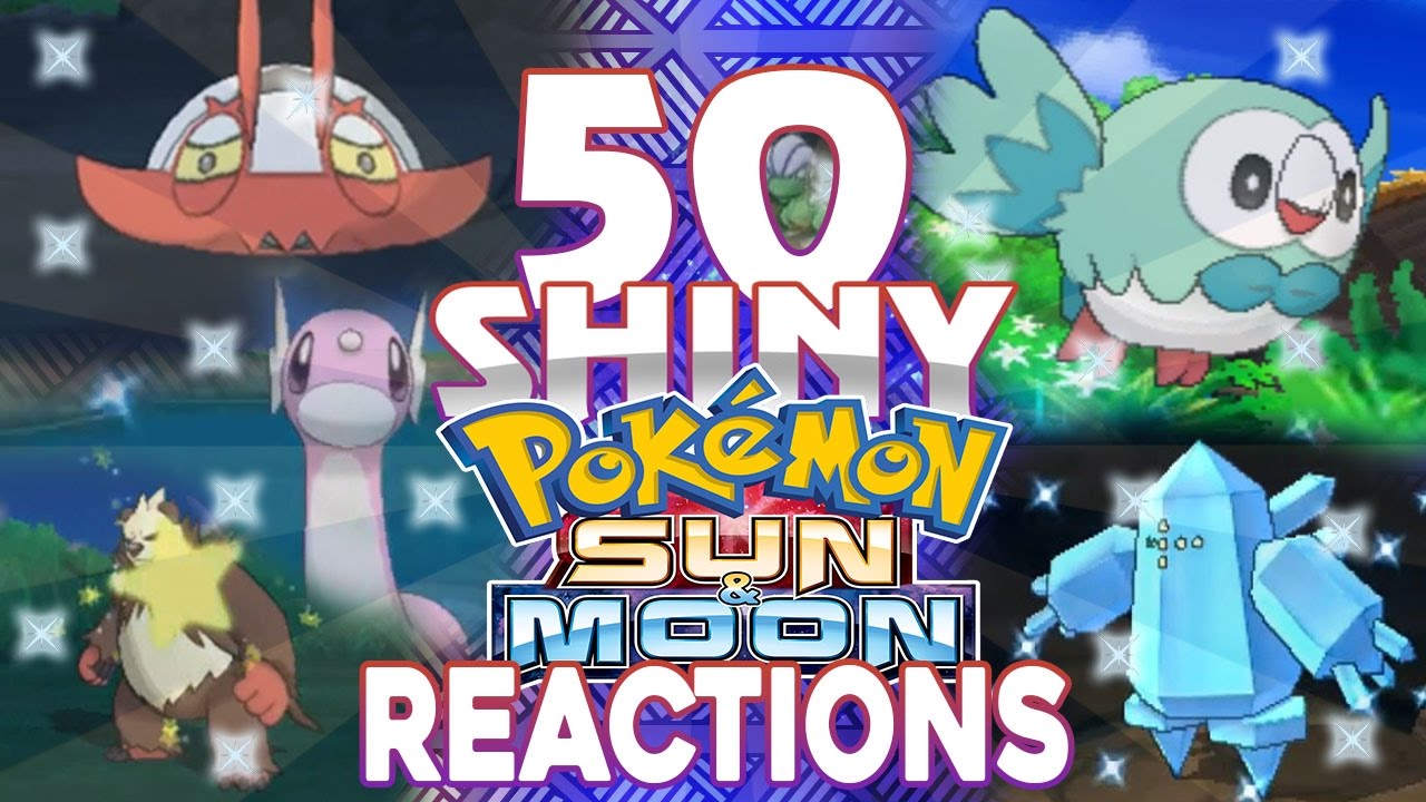 50 Live Shiny Pokemon Reactions! Shiny Living Dex 51-100 Pokemon X/Y, ORAS, And Sun/Moon
