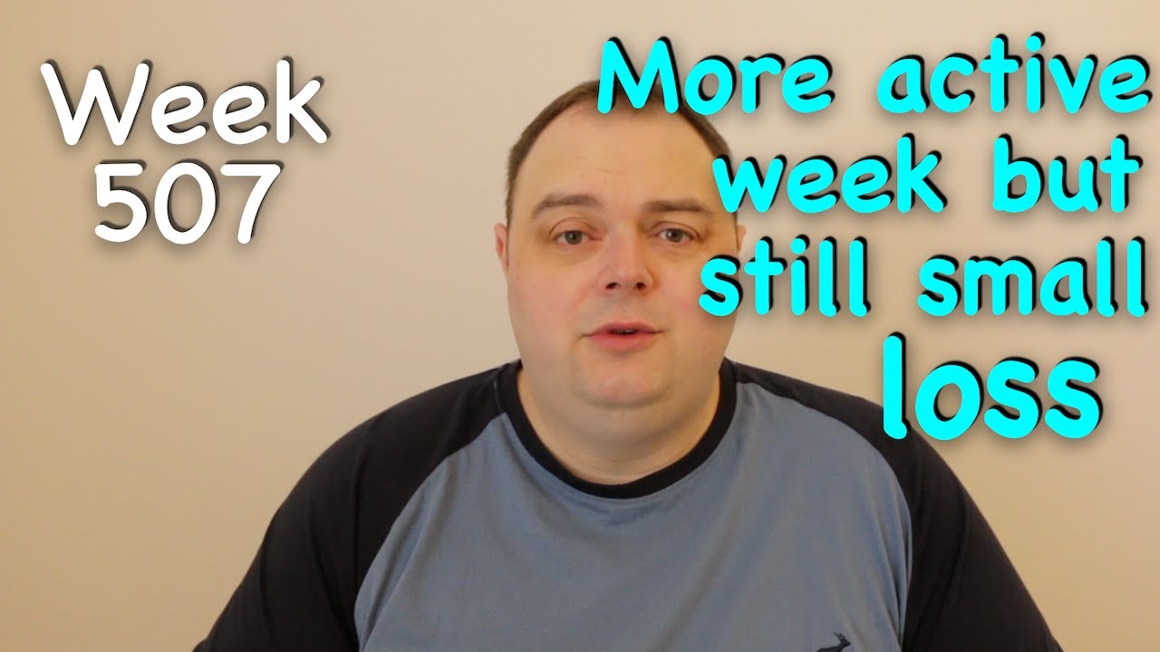 My weight loss journey (Week 507)