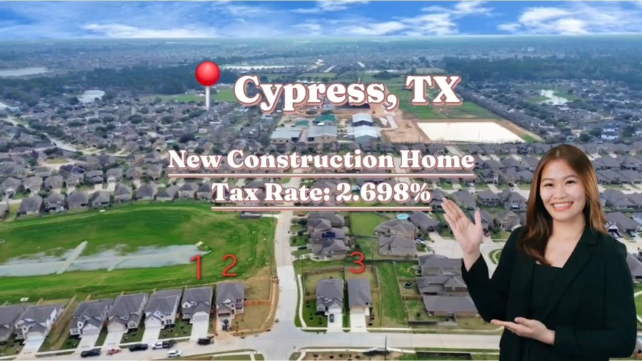 Tour Nhà Mới Cypress Texas | Đất Rộng – Thuế Rẻ – Ưu Đãi Cực Khủng! #ThuyNguyenEstates #RealEstate