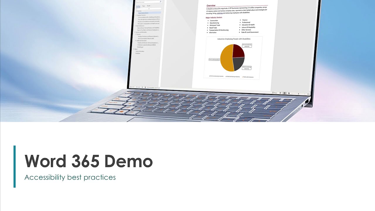 Creating Accessible Content with Office 365 Word Demo