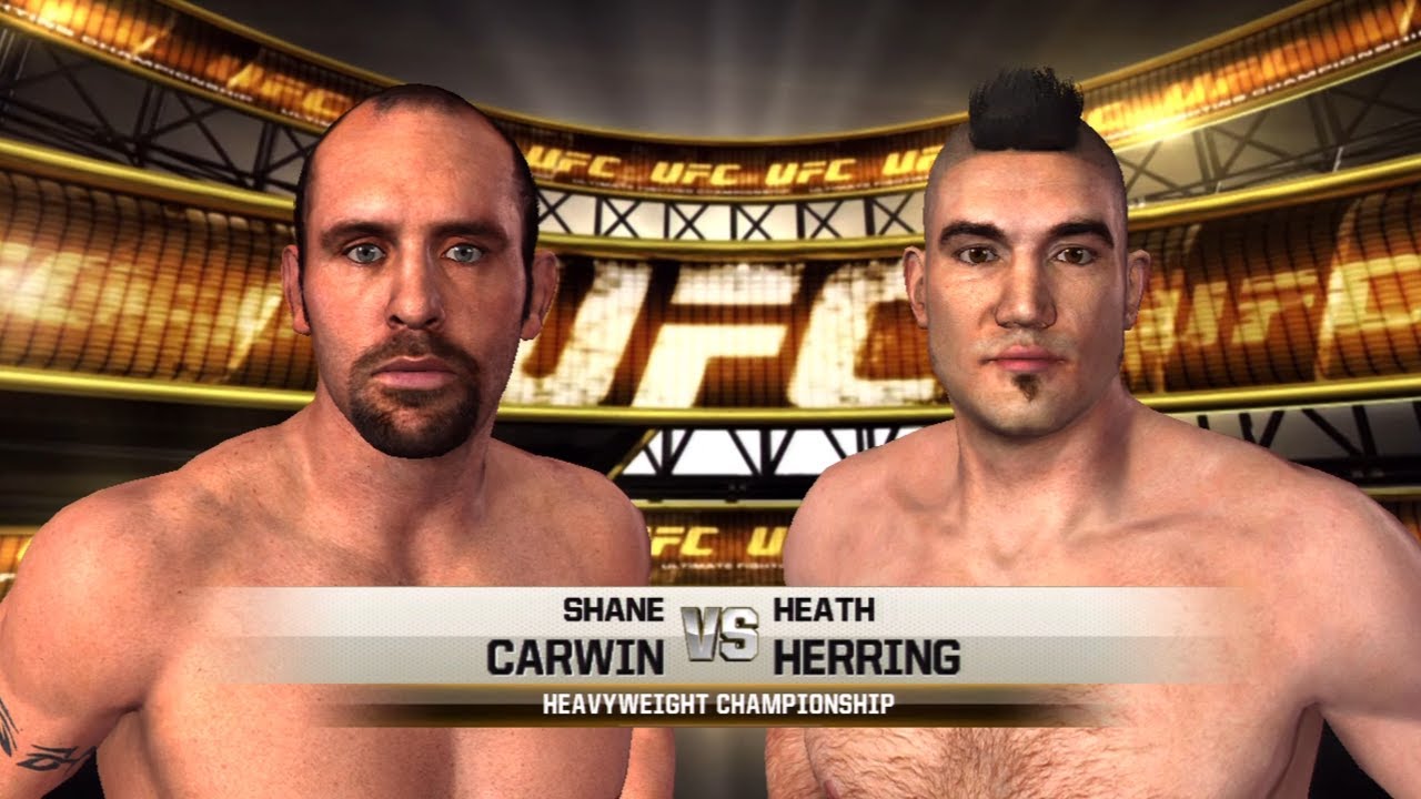UFC Undisputed 2010 Gameplay Shane Carwin vs Heath Herring