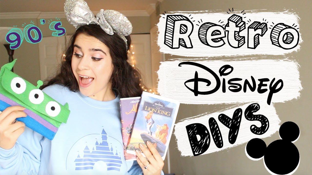 90's Disney DIYs | Retro VHS Notebook, Sweater & Bag