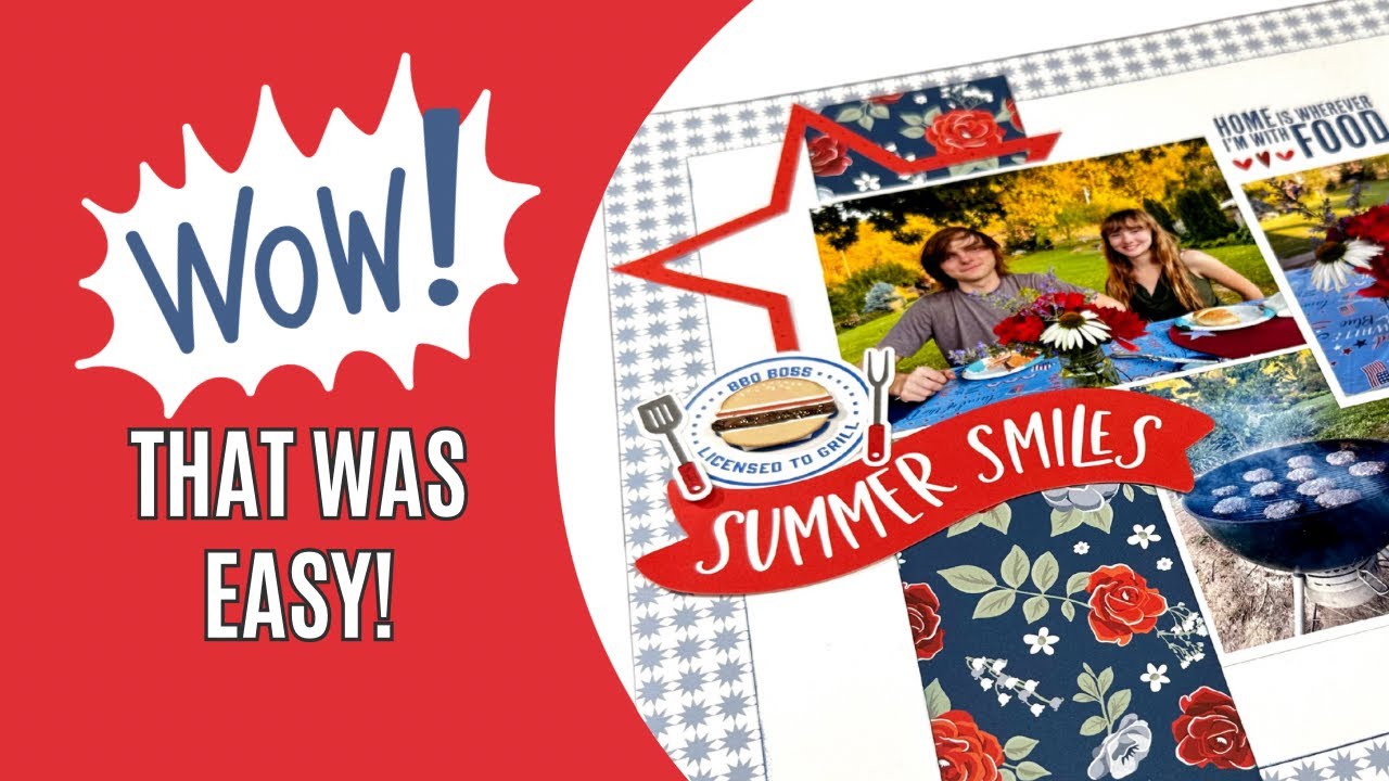 Scrapbook Layout Quick, Easy & Awesome!