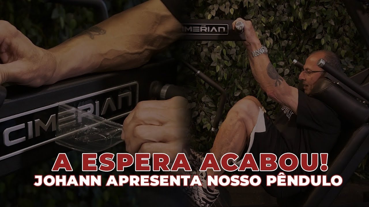 TIVEMOS A HONRA DO MESTRE JOHANN LANÇAR O NOSSO AGACHAMENTO PÊNDULO.