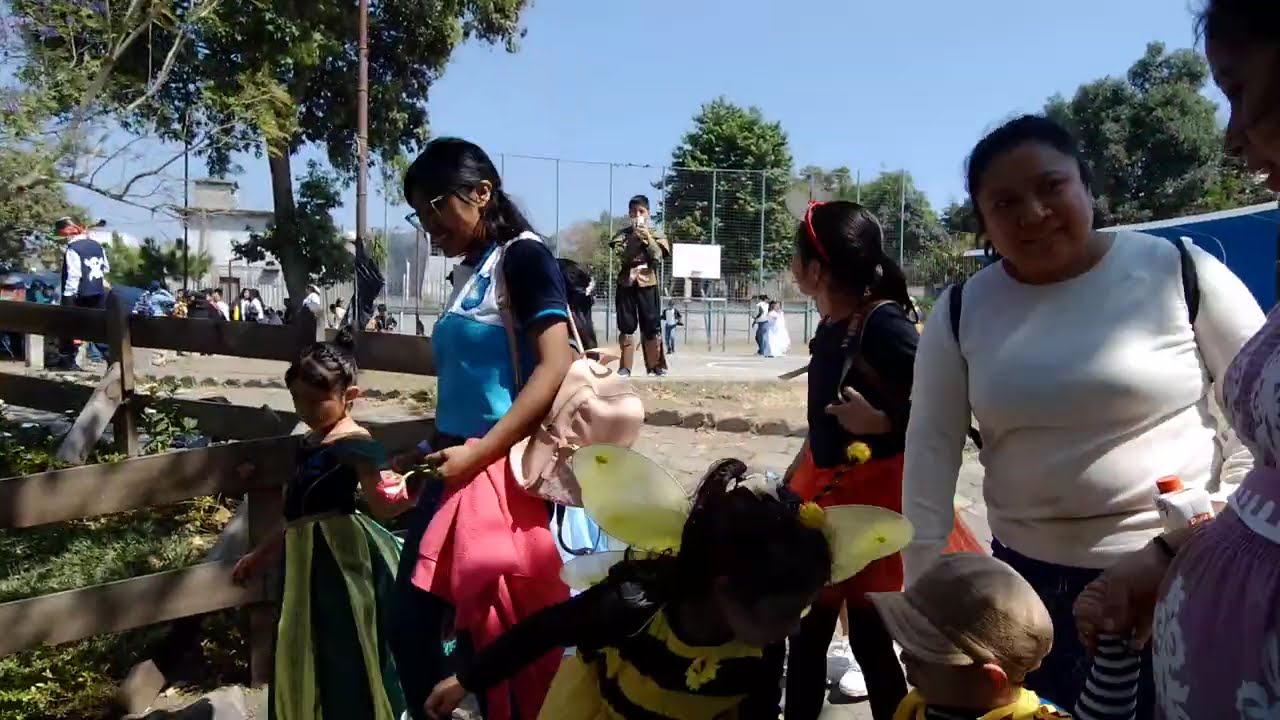 Carnaval en el calvario de alotenango y colegio inmaculada el final