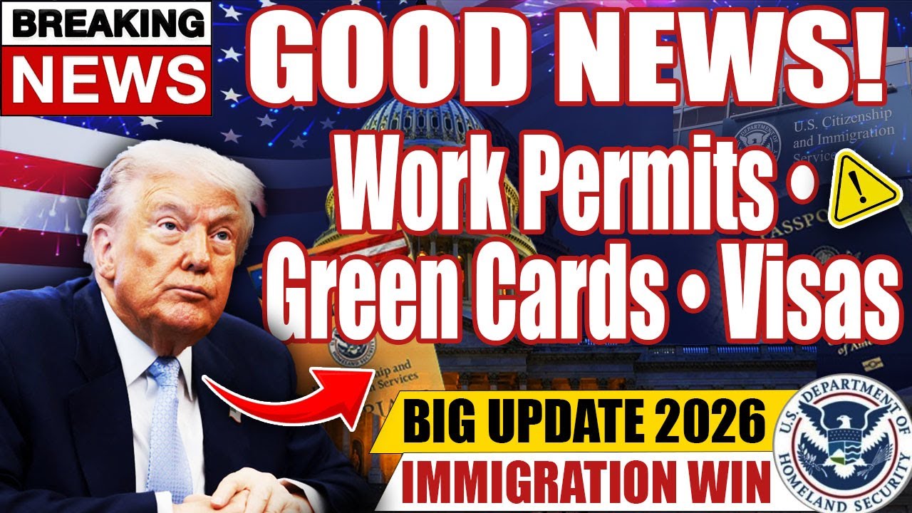 Finally GOOD NEWS 🇺🇸 | US Immigration Update Jan 2026 | EAD, Green Cards, Deportations