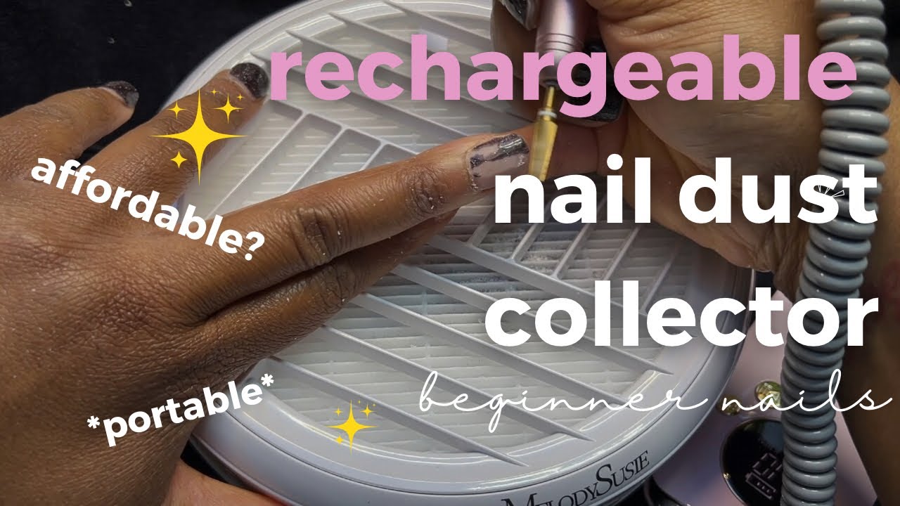 portable rechargeable nail dust collector *review* | melodysusie