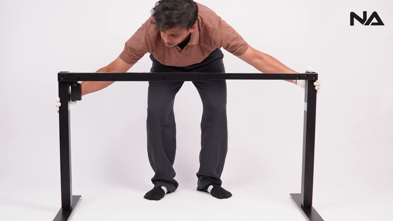 NeuArc Velocity 120cm Standing Desk Assembly | 5 Year Warranty | 3 Memory Presets | 70-114cm