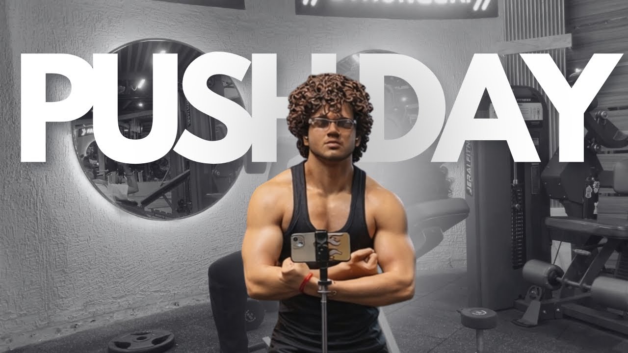 Push Day While Cutting at 68kg | College + Cut 
