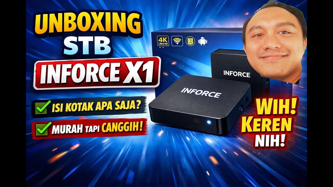 STB Inforce X1 Murah! Unboxing + Review Singkat