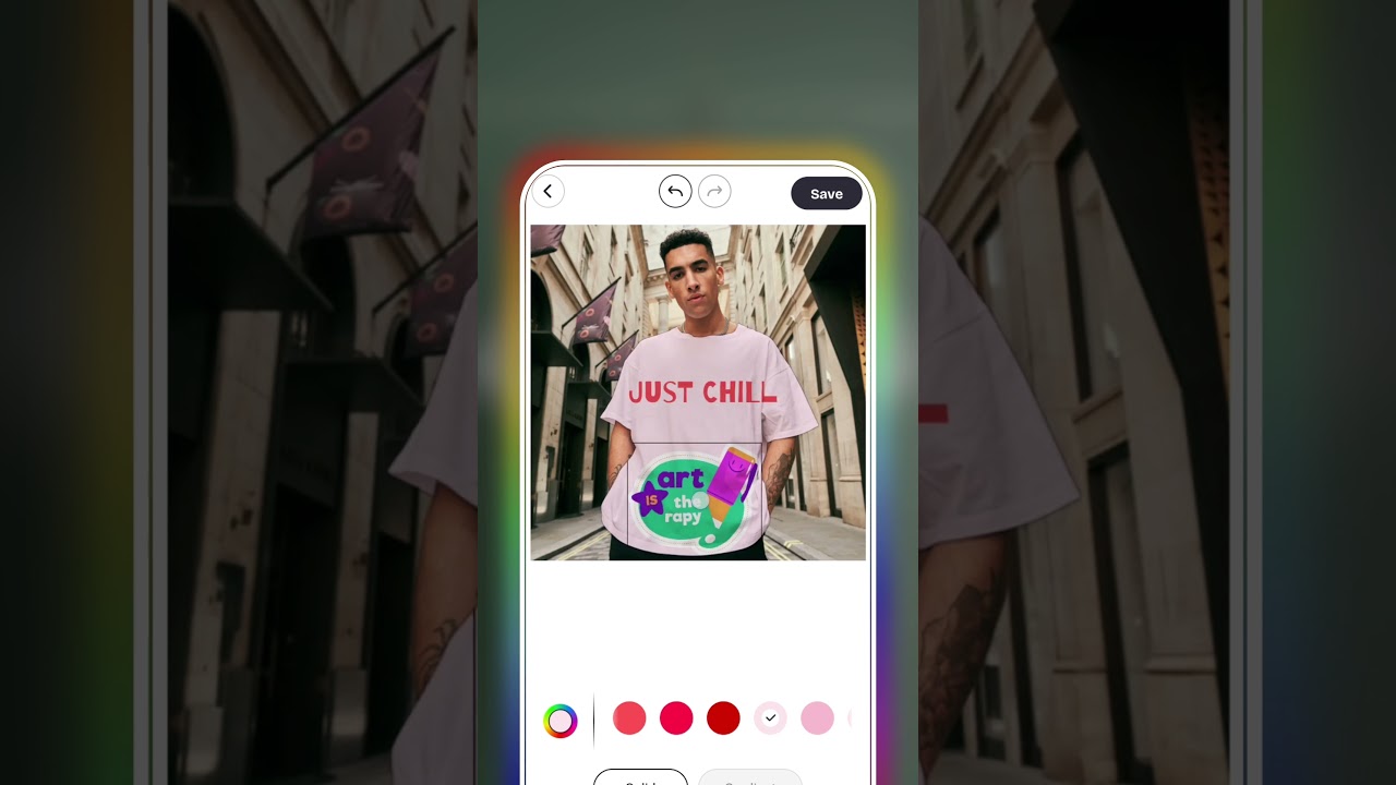 T-Shirt & Sticker Mockup Maker