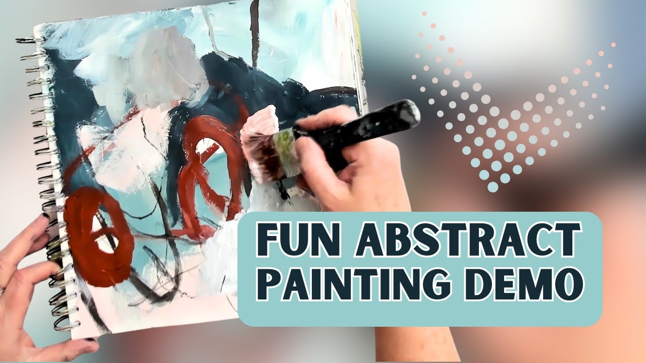 Abstract Art Demo: Watch This Abstract Painting Come to Life!