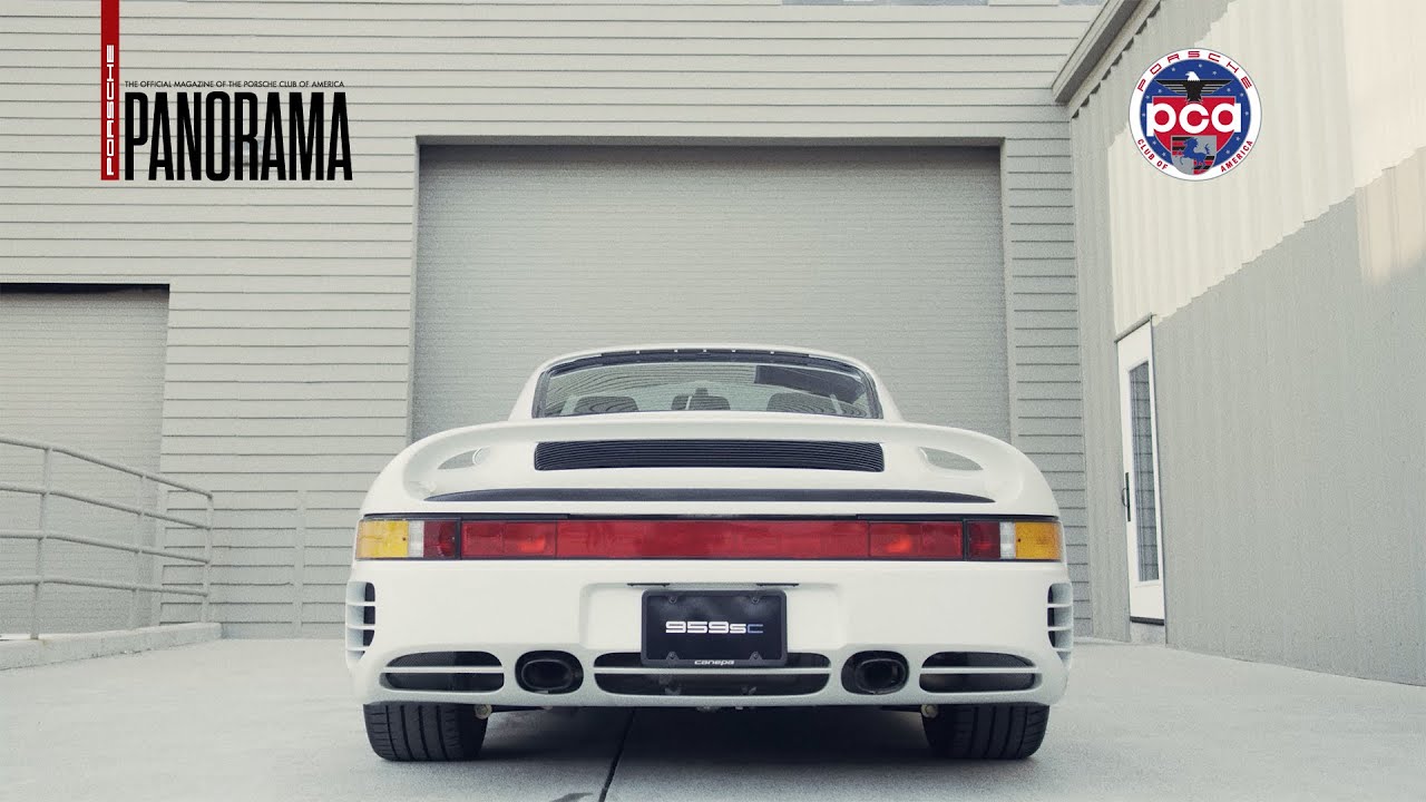 Canepa and his 800-horsepower Porsche 959 SC