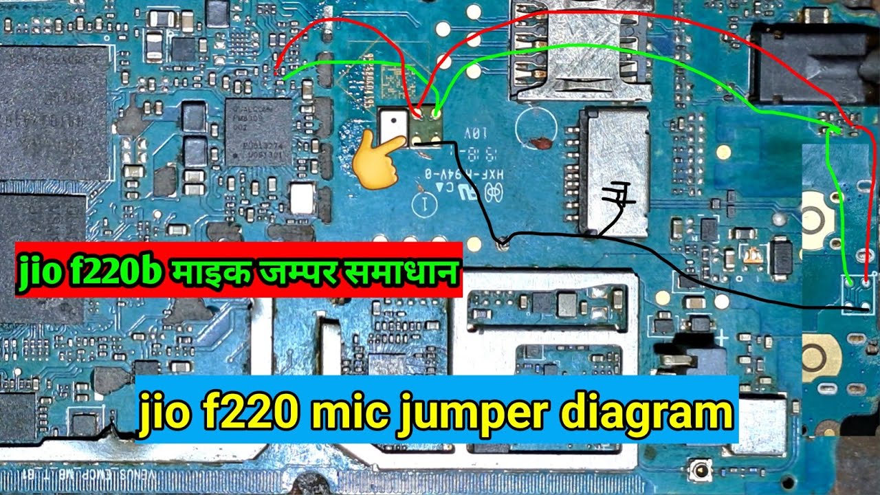 Jio f220 mic jumper image | Jio f220 mic ways | Jio f220 mic jumper solution