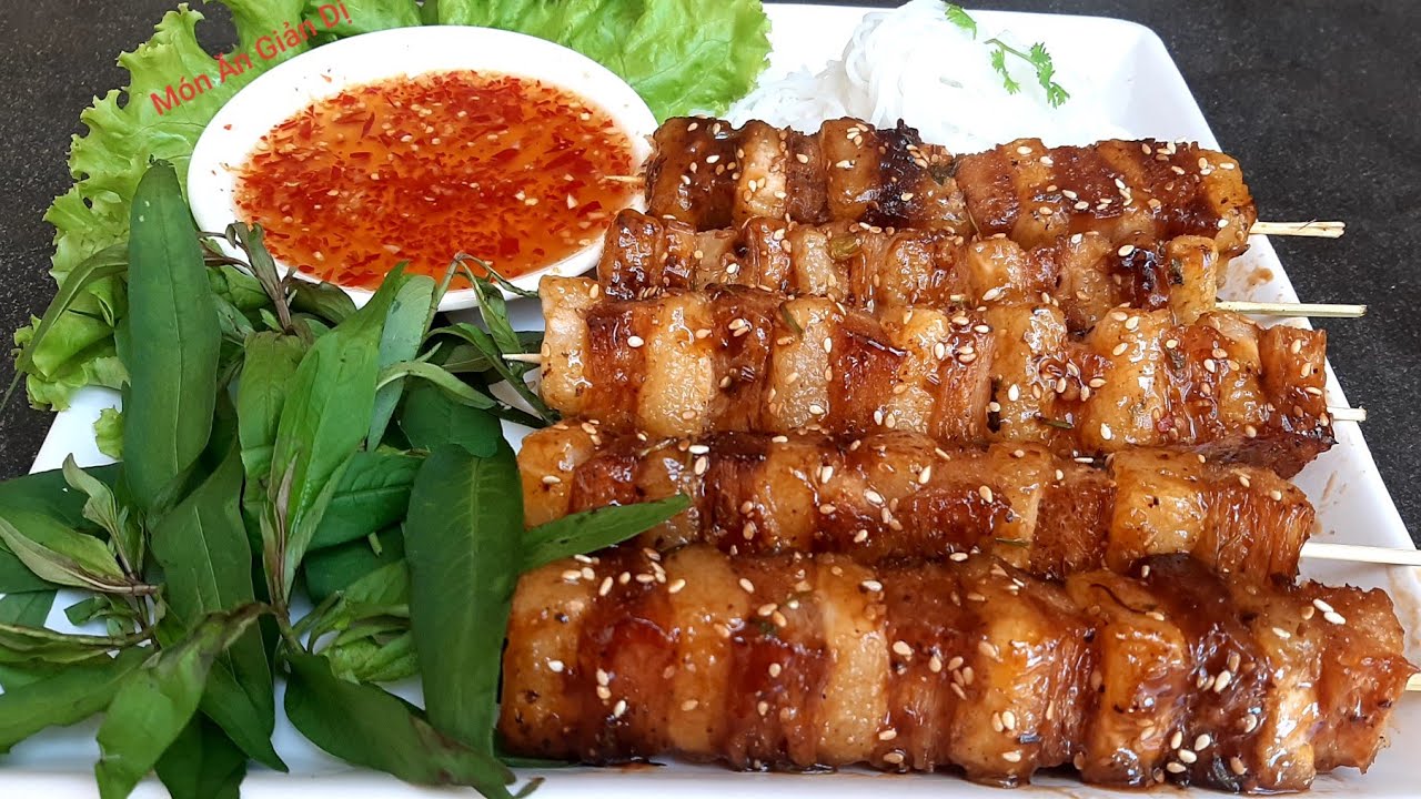 Các món Xiên Nướng Chay ,Từ Sườn Chay ,không bị khô ,đơn giản /Tại Nhà /Món Chay Ngon/