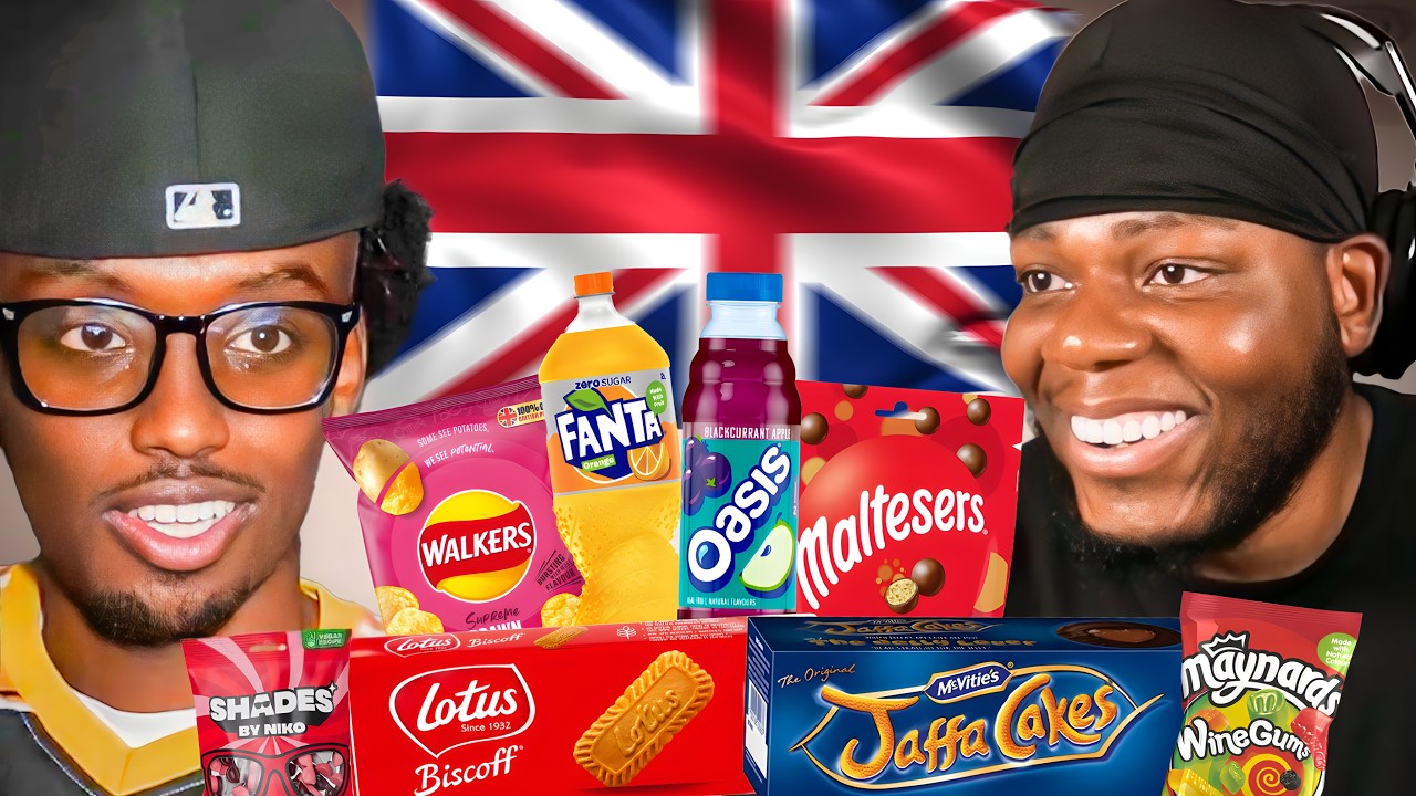 Yusuf7n Tries Famous UK Snacks With SamHam..