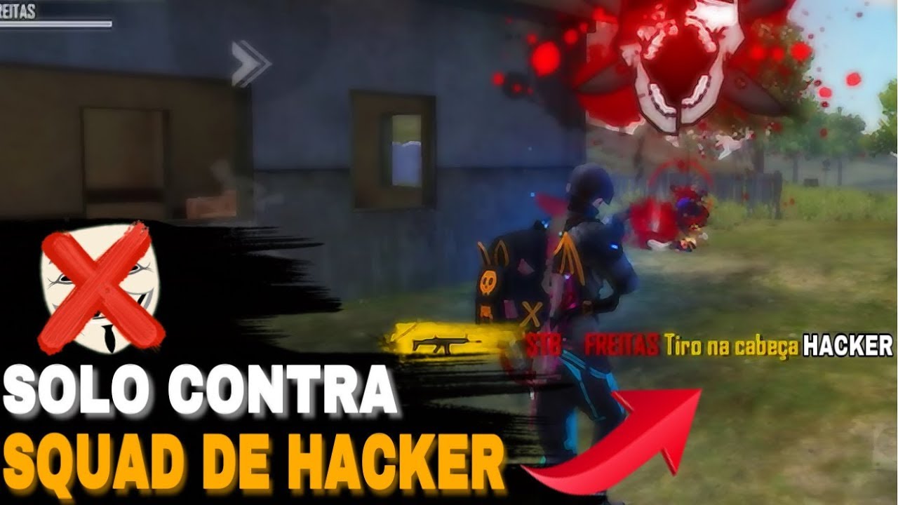 ENSINEI A ESSE HACKER COMO DAR CAPA JOGANDO SOLO CONTRA SQUAD!! FREE FIRE MOBILE