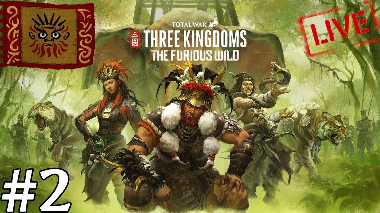 Total War: Three Kingdoms - Władcy Dżungli (Meng Huo)🔴Stream🔴#2