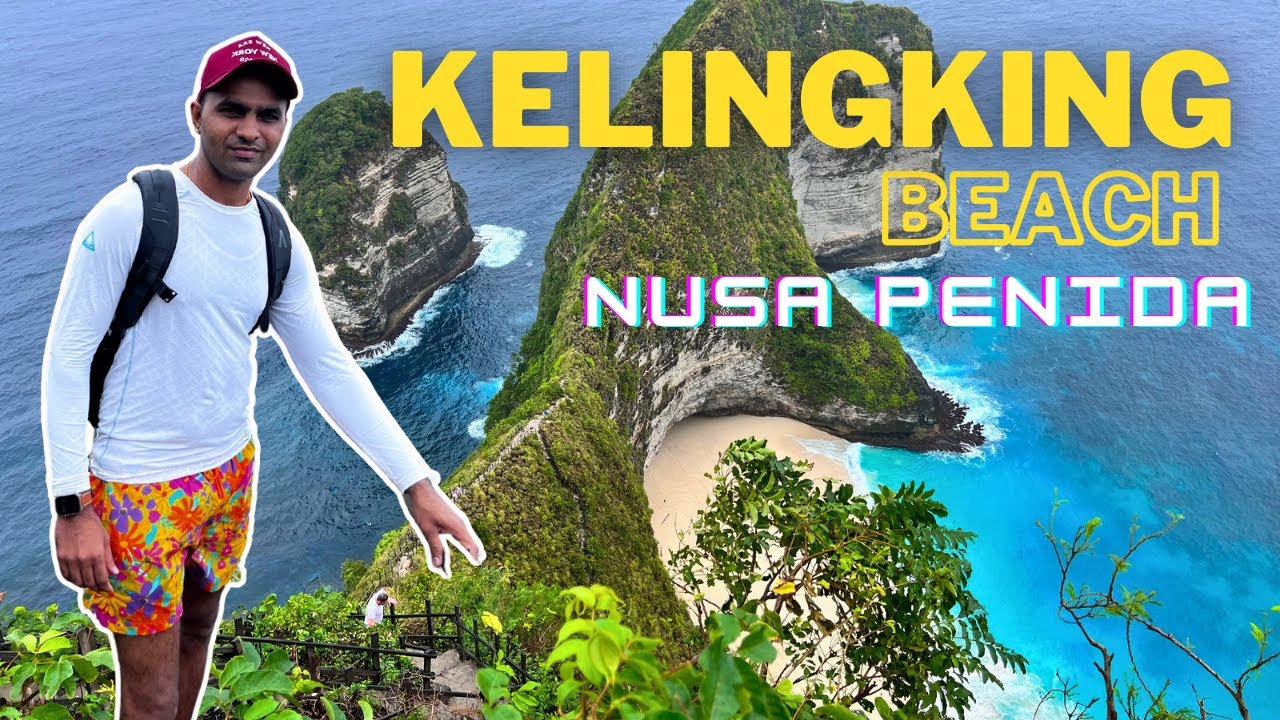 Kelingking beach - nusa penida most beautiful place in Bali 4k drone video kelingkingbeach #bali #4k