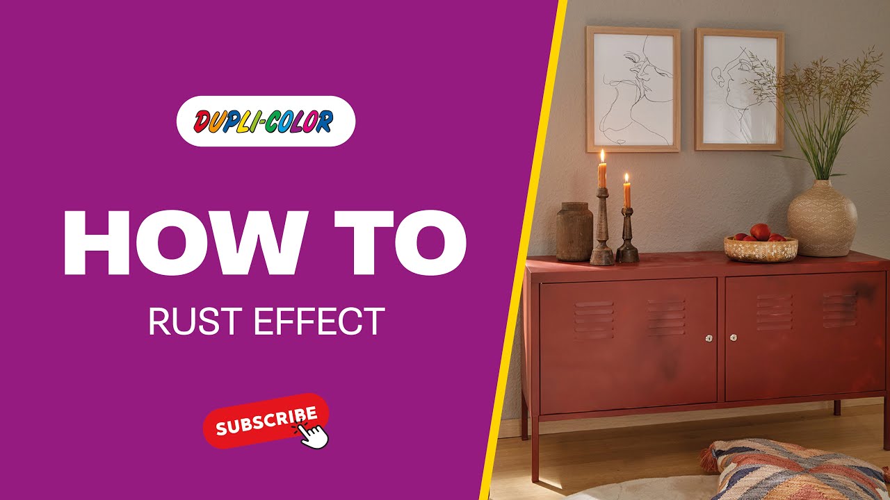 DUPLI-COLOR Rust Effect Spray | How to RUST EFFECT