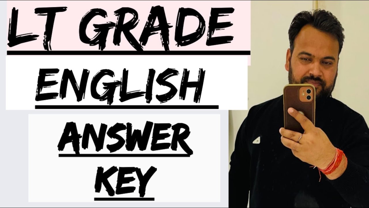 Lt grade english answer key | Lt grade answerkey english | accurate answerkey english Lt grade | Lt 