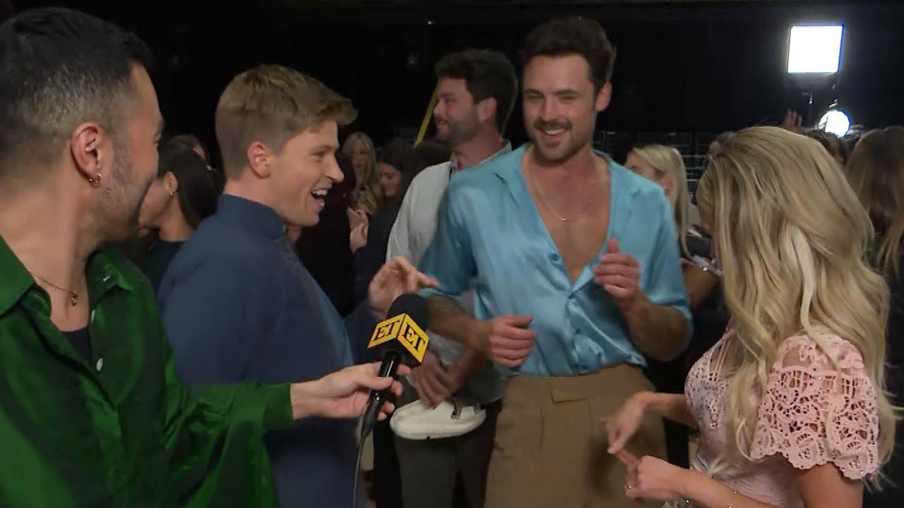 DWTS: Robert Irwin and Dylan Efron Have a Hip SHAKE-OFF Mid-Interview (Exclusive)