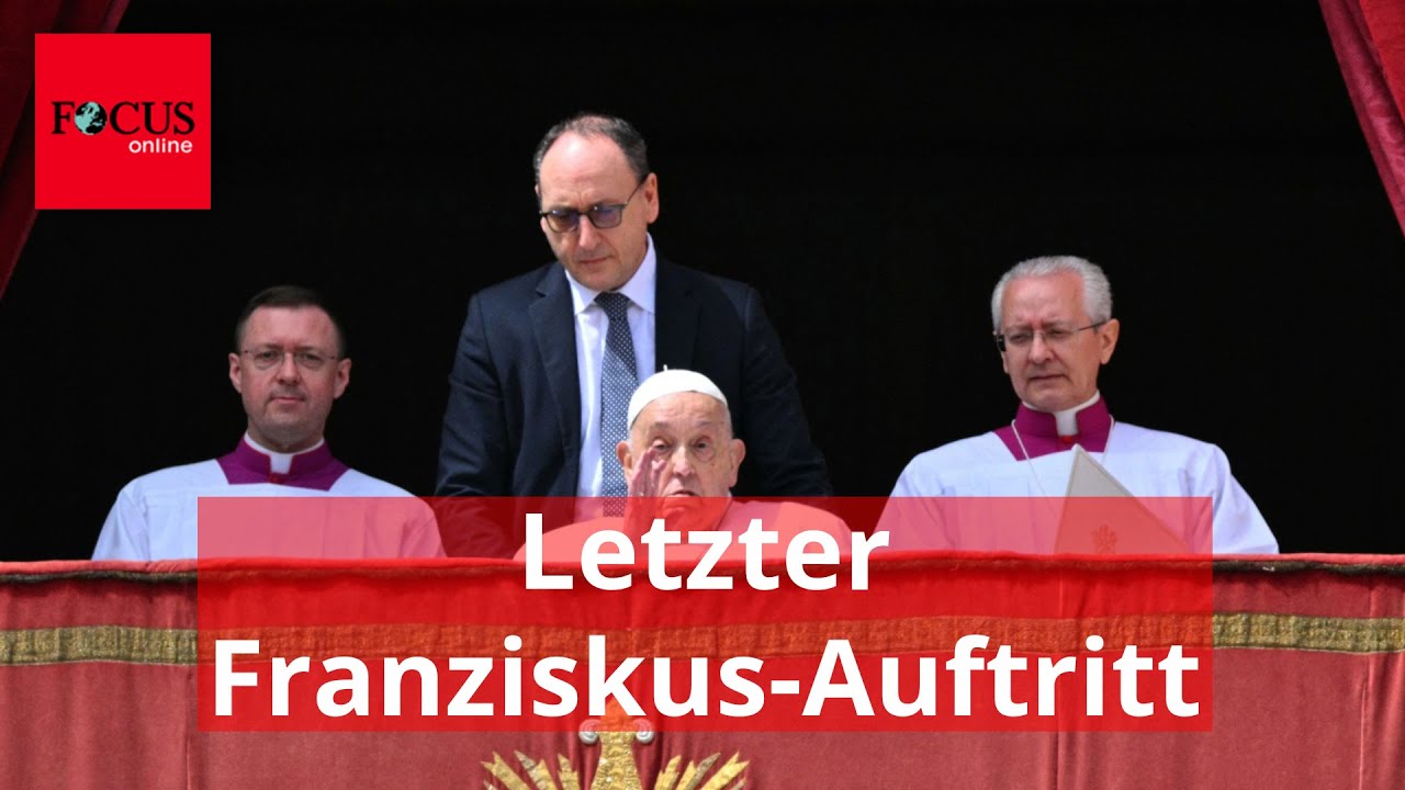 Letzter Franziskus-Auftritt: Gestern spendete er noch den 