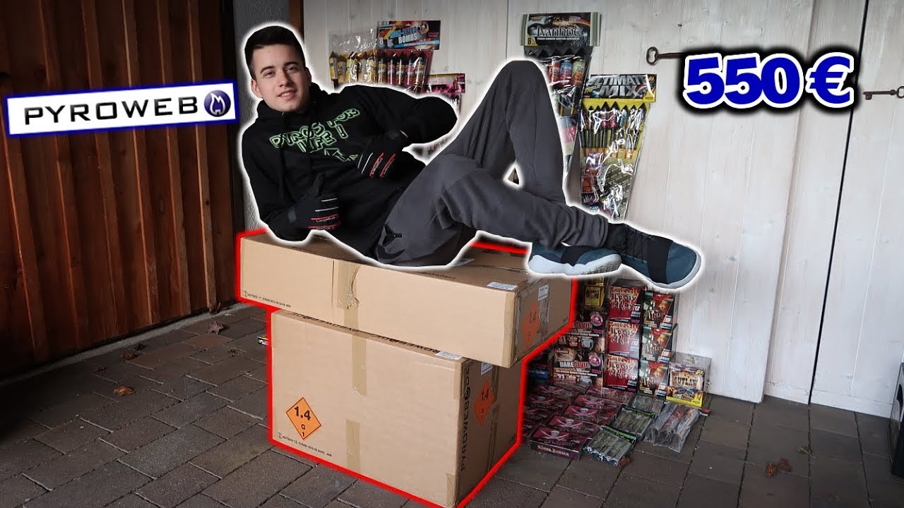 550€ Pyroweb Feuerwerk Unboxing 2017/2018 | Funke und mehr