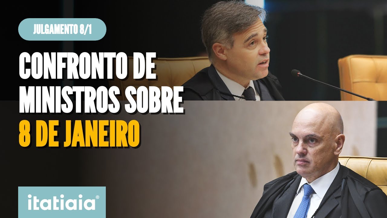 MORAES E GILMAR CONFRONTAM MENDOÇA DURANTE JULGAMENTO DO 8/1 NO STF