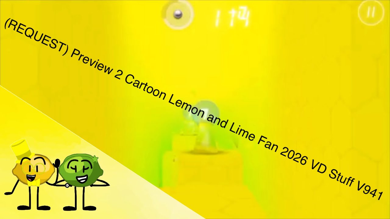 (REQUEST) Preview 2 Cartoon Lemon and Lime Fan 2026 VD Stuff V941