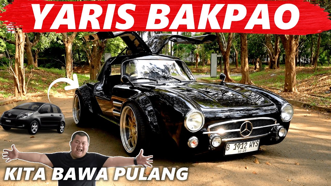 APA RASANYA NYETIR REPLIKA MERCEDES SLS YANG DIBUAT DARI TOYOTA YARIS INI ???