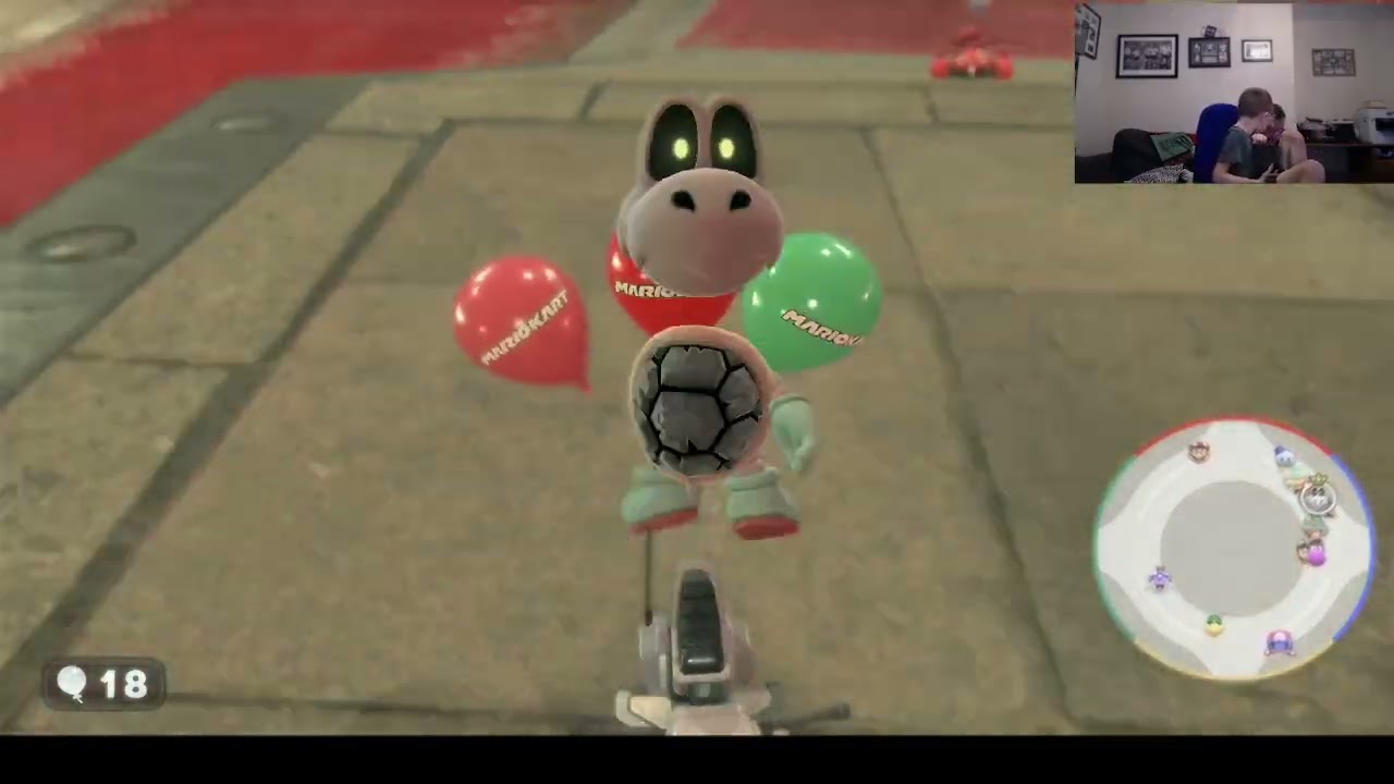 Mario Battles Dry Bones