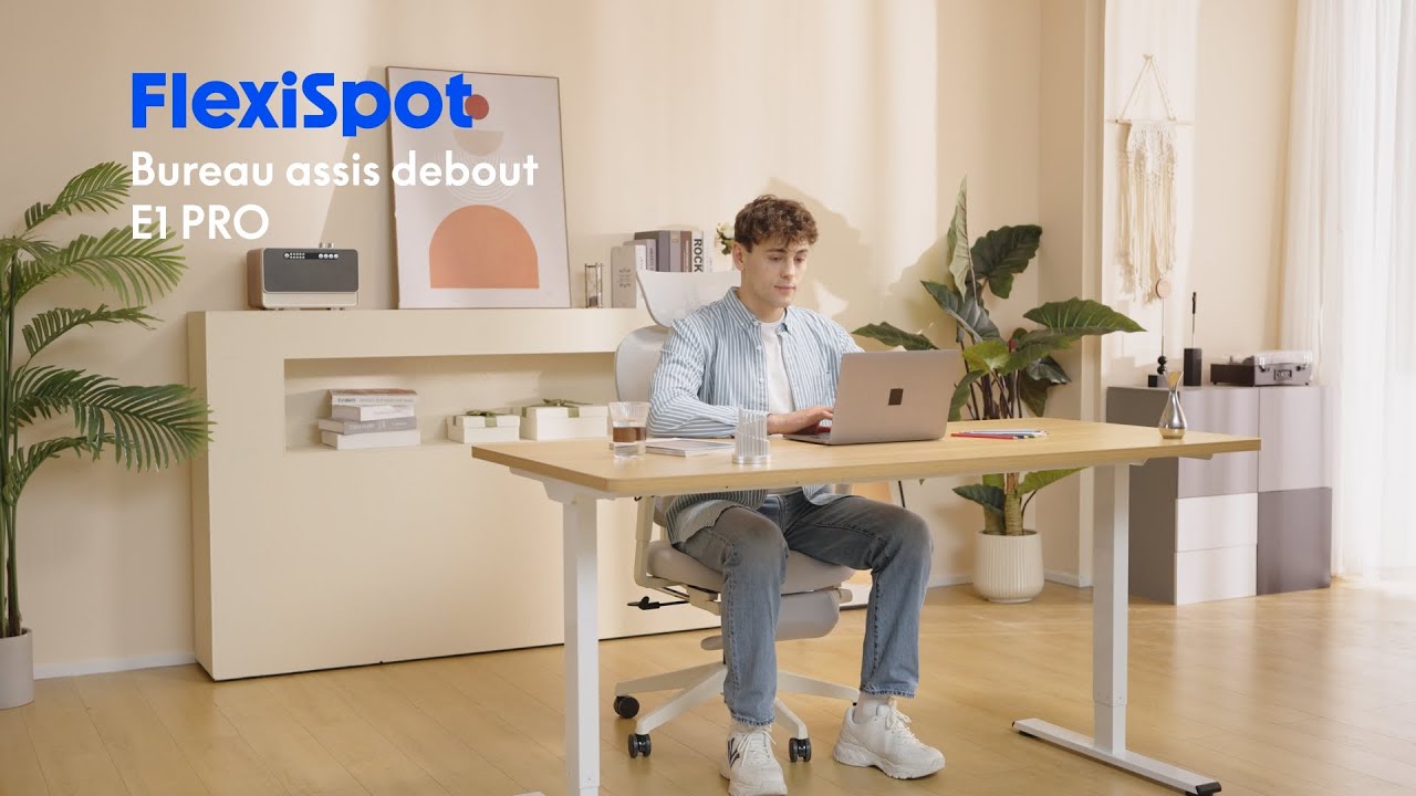 FlexiSpot | E1 PRO bureau ajustable &eacute;levez votre exp&eacute;rience de travail
