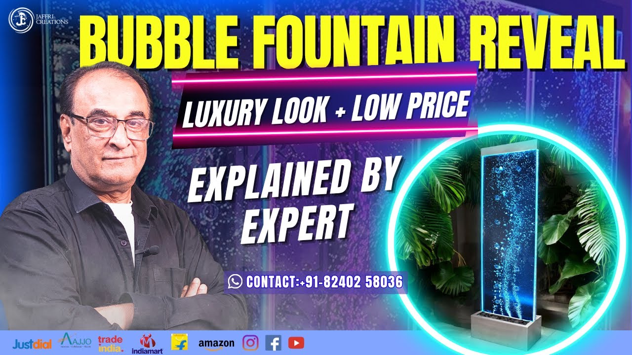 India&rsquo;s Most Affordable Indoor Bubble Wall Water Fountain | Complete Buyer Guide