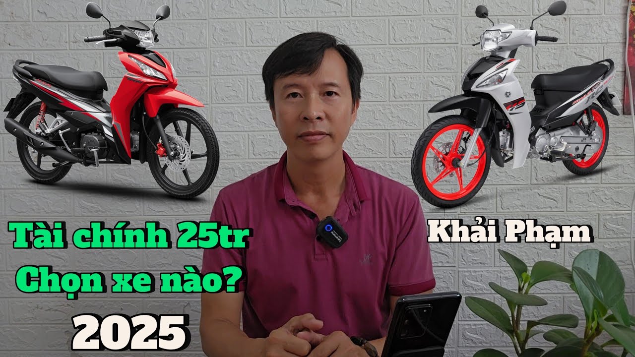 Tài chính 25tr: chọn Yamaha hay Honda ngày đi 100KM? Chọn Wave RSX hay Yamaha Sirius FI? Khải Phạm
