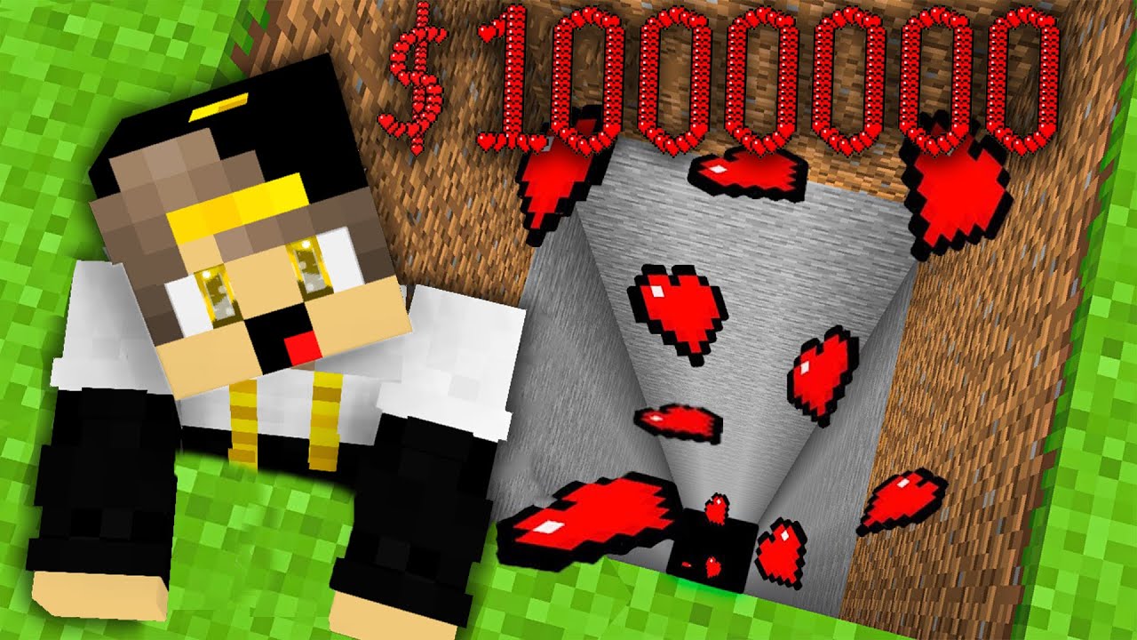 ماين كرافت ولكن اجمع 1000000 مليون قلب ( اشتري اغراض القلوب ) !!🔥🔥