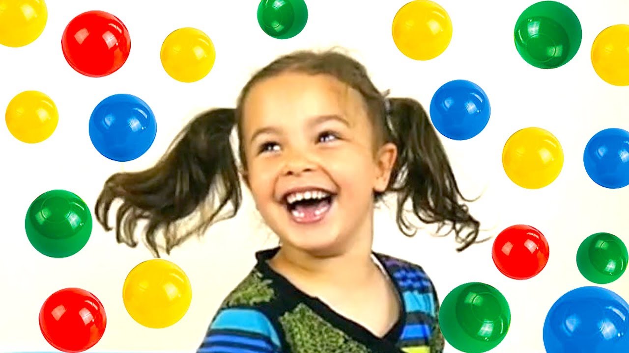Kids Playground, Slide, Ball pit balls - best moments