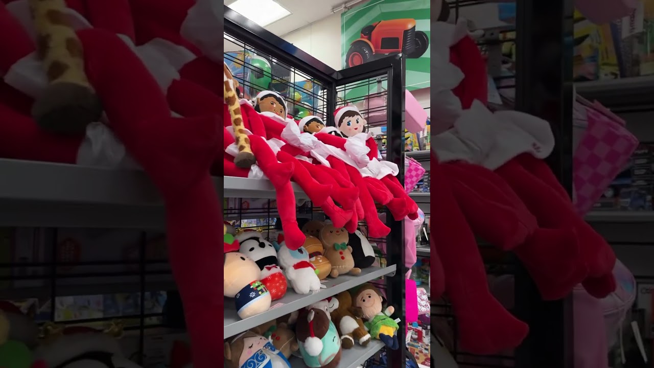 JUMBO Elf on the Shelf ❤️🥰🎄 #christmas #elves #holidays #plushies