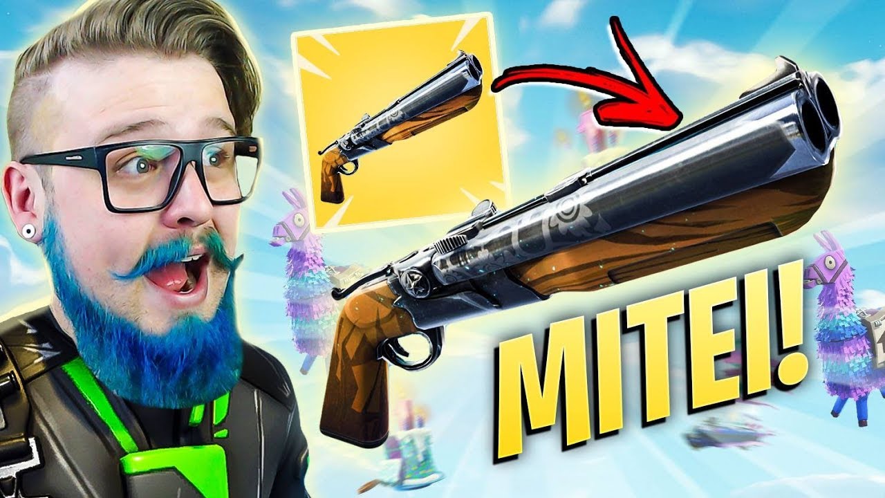 MITEI COM A NOVA ESPINGARDA CANO DUPLO (Fortnite Battle Royale)