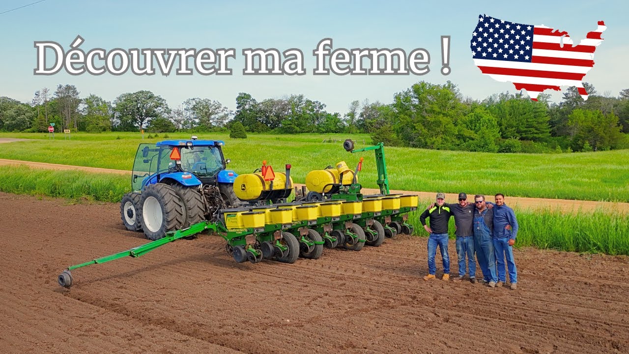 TOP DEPART DE MON AVENTURE AUX ETATS-UNIS : suivez-moi pendant ma saison de semis ! 👌🚜