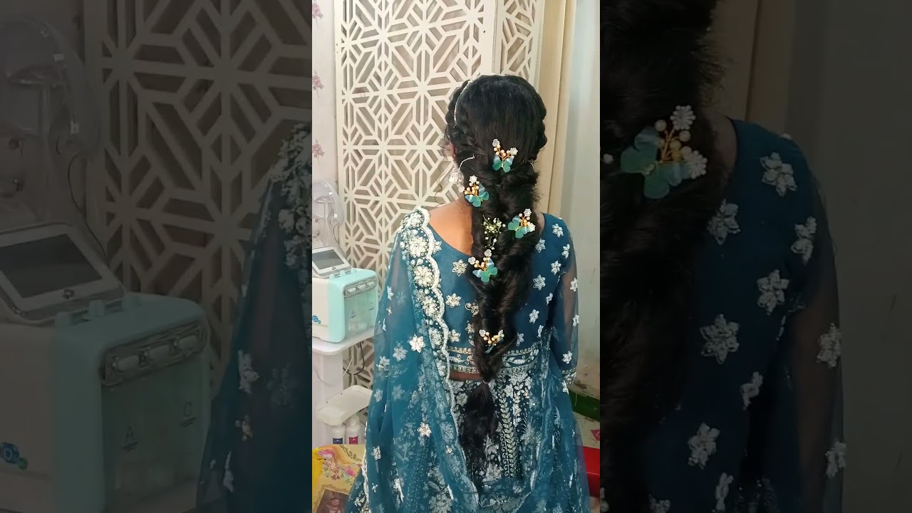 Bridal breed hairstyle #prebridalskincareathome #hindisong #mediumskintone # #bridetobeglowingski