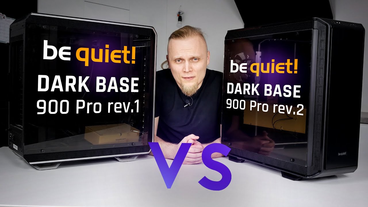 Porównanie obudów Dark Base 900 Pro rev.1 vs rev. 2 od be quiet!