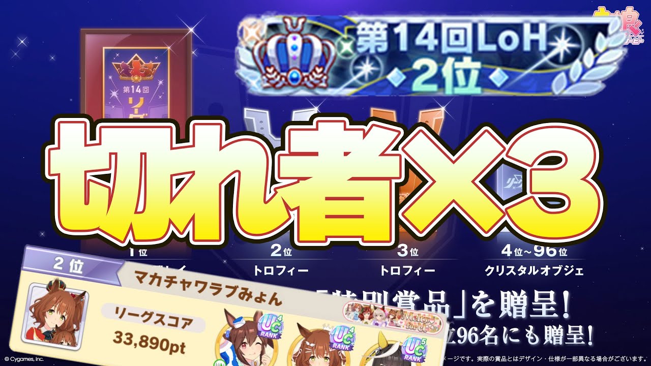 【ウマ娘】切れ者３体出来たので　走らせてみていく【タイキ/バブル/オグリ】