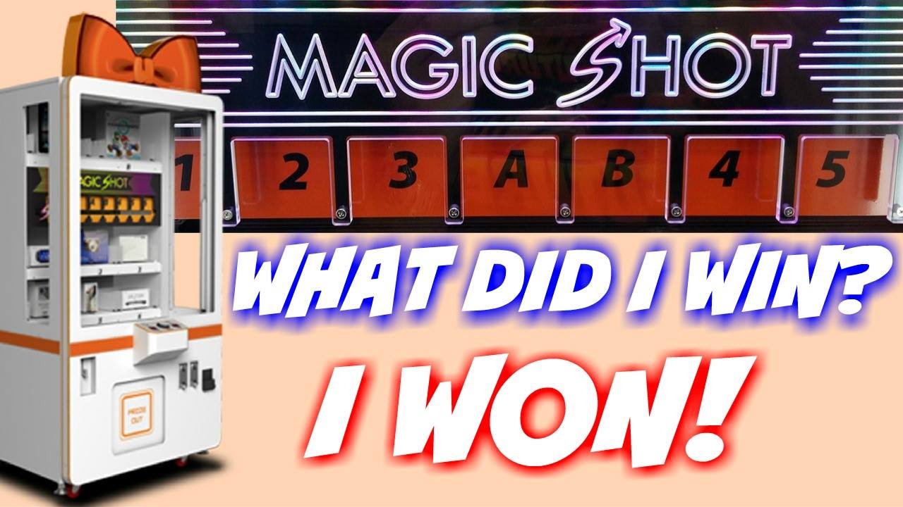 Magic Shot Arcade Win! Redemption Game Prize Like I-Cube Arcade Arcadejackpotpro