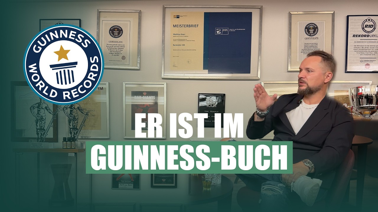 Durch Cocktails ins Guinness-Buch der Rekorde | FOLGE 12 | Matthias Knorr