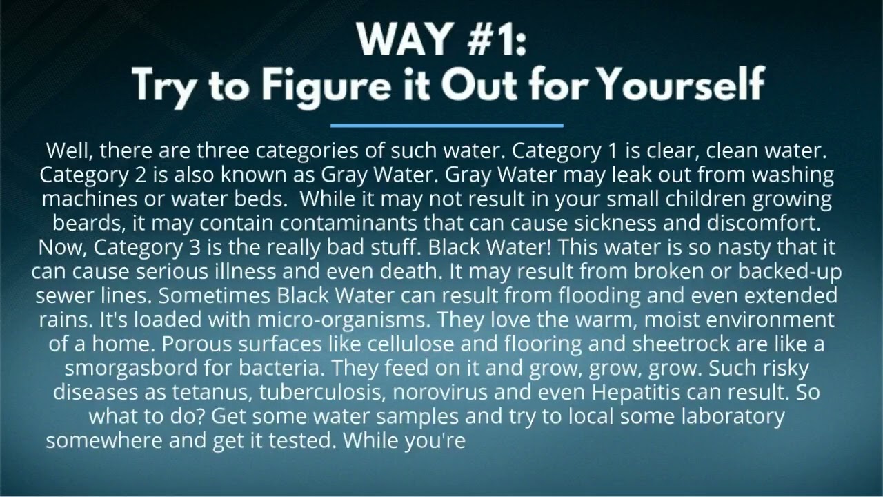 Sewage Cleanup Chicago - The CleanUP Guys (773) 885-8528